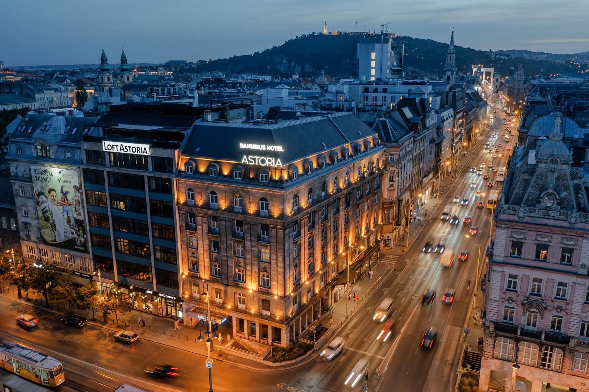 Danubius Hotel Astoria City Center Budapešť Exteriér fotografie