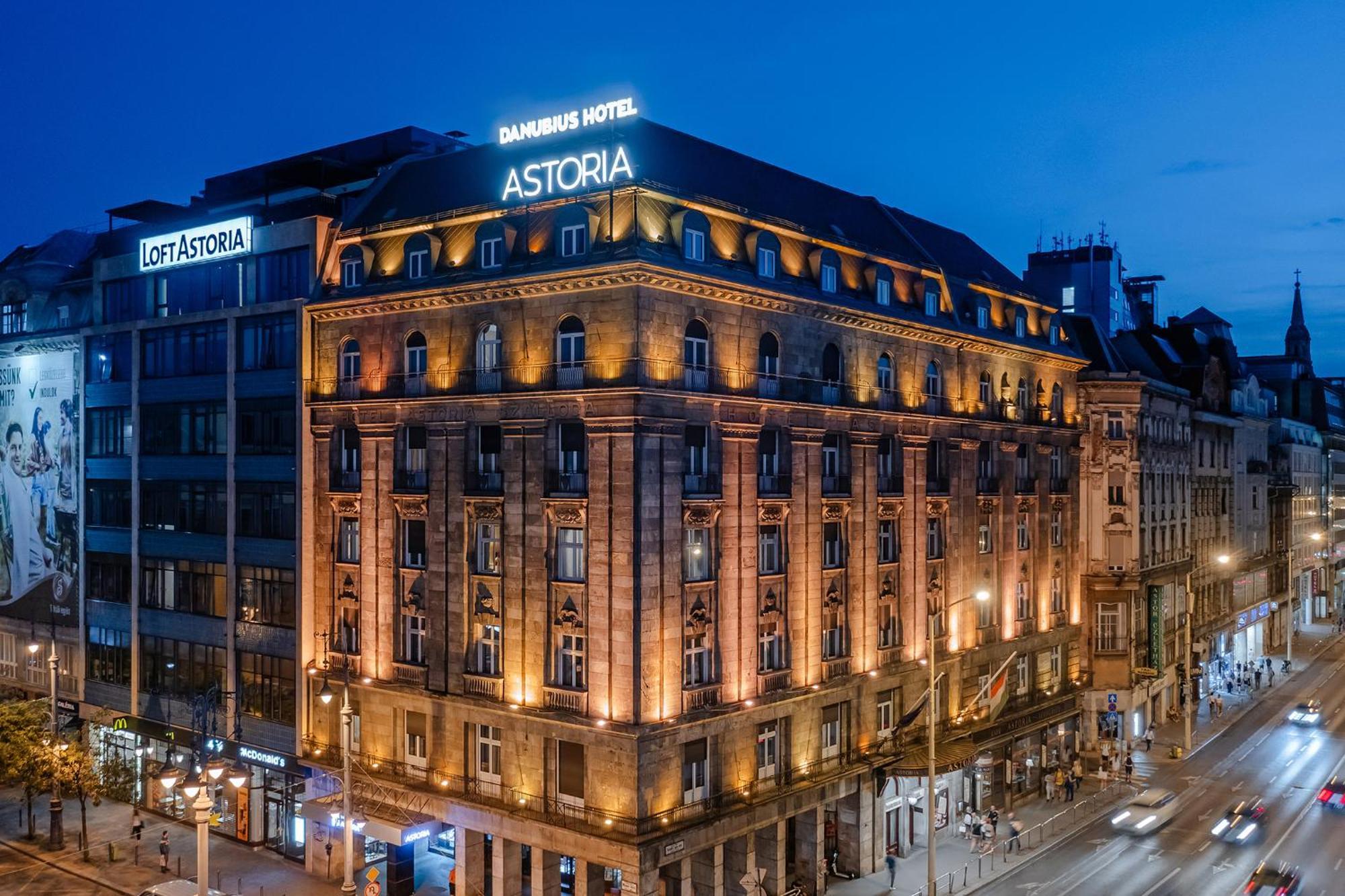 Danubius Hotel Astoria City Center Budapešť Exteriér fotografie